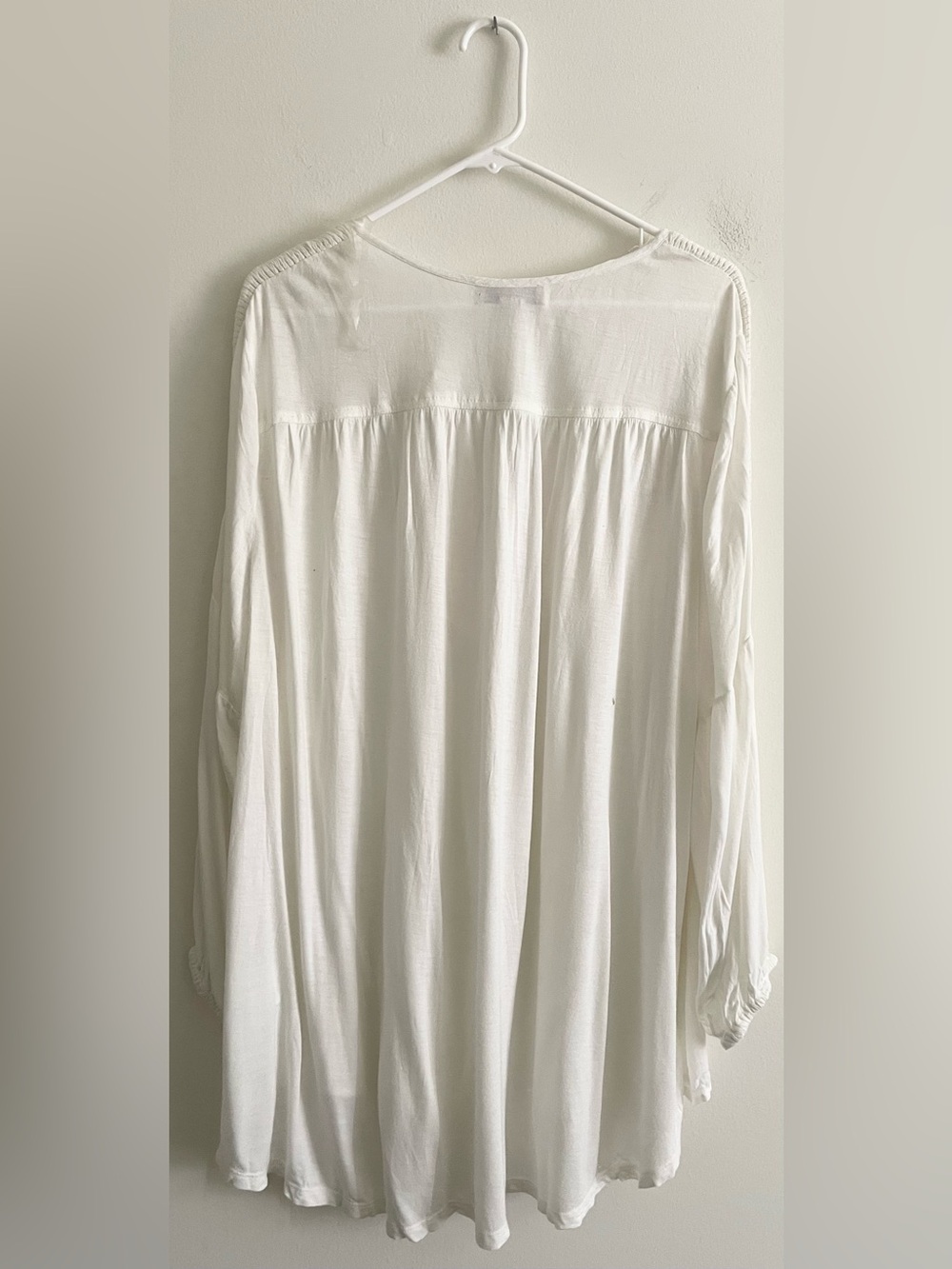 π€ NWT Vintage America White Embroidered Button-Front Blouse π€ - Picture 5 of 7